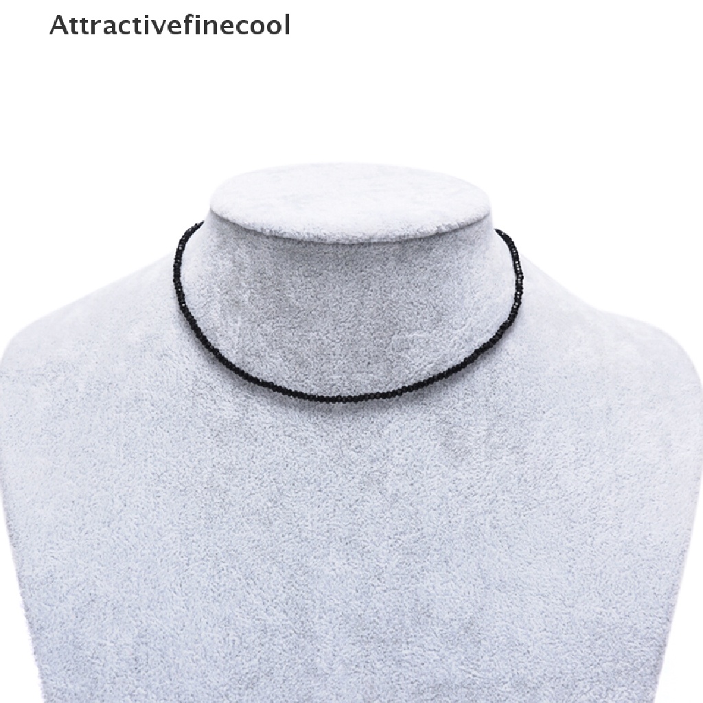 Vòng cổ choker phối đá pha lê đen cho nữ