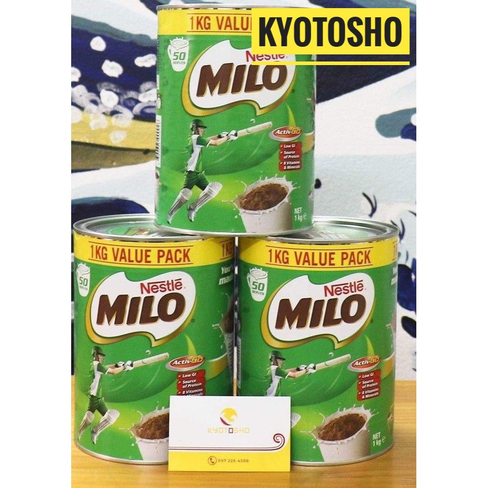 Sữa Milo nội địa Úc - 1kg mẫu mới date t3.2021