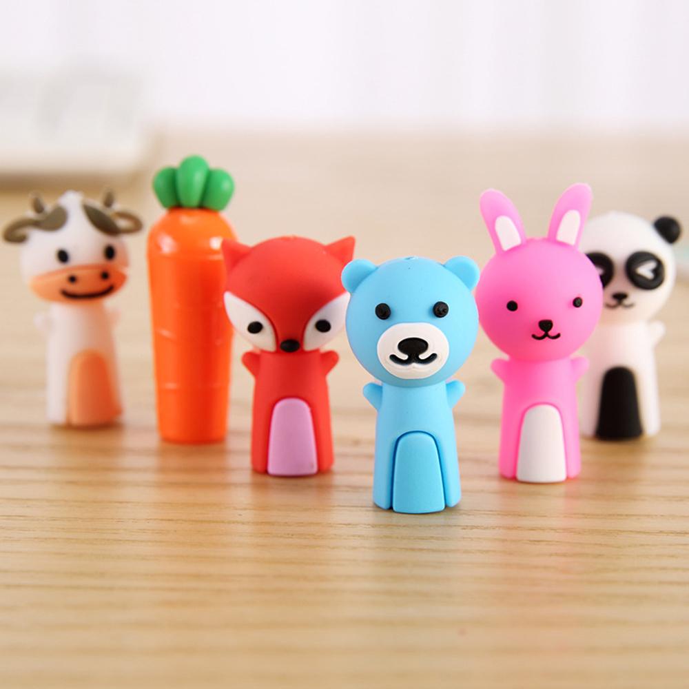 AUGUSTINA Bút Chì Mực Nối Dài Hình Thỏ Bunny Dễ Thương Cho Học Sinh