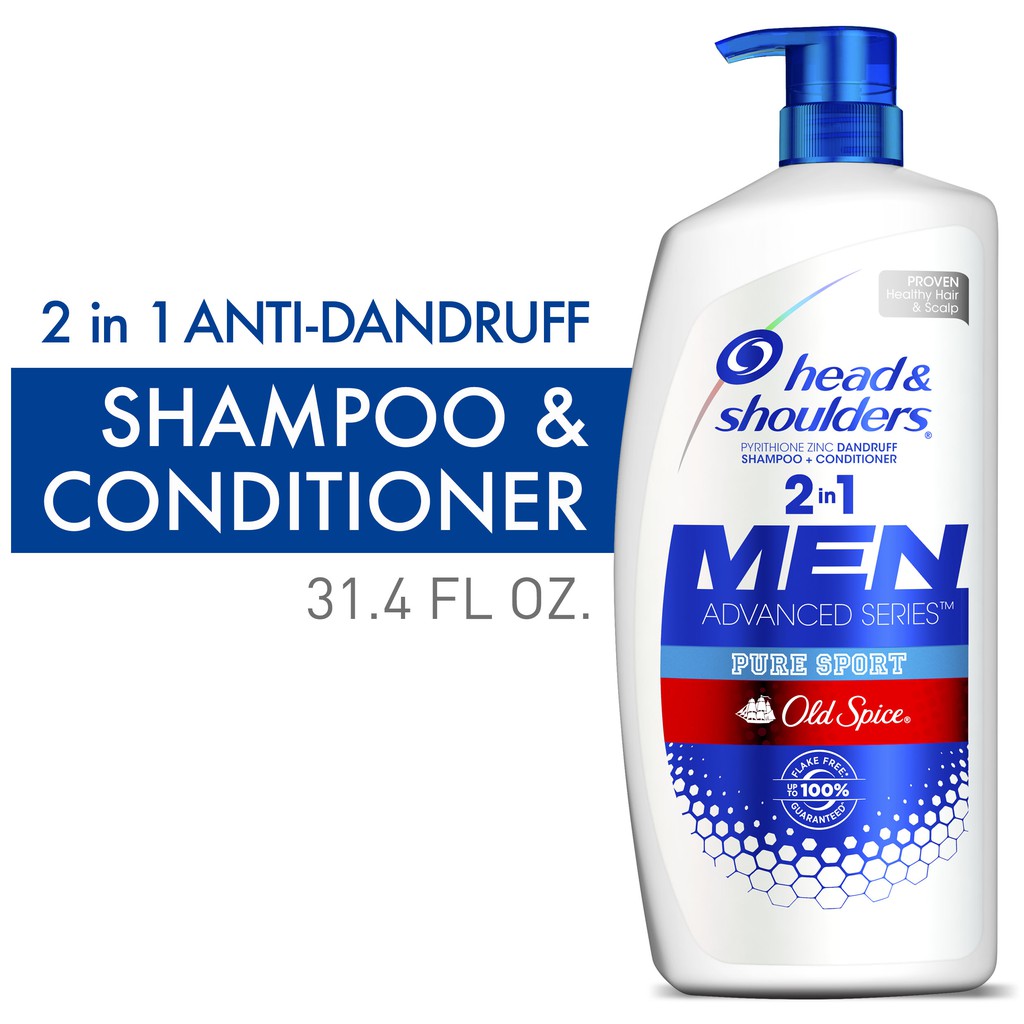 [USA] Dầu gội xả ngừa gàu cho nam HEAD & SHOULDER OLD SPICE PURE SPORT 930ml