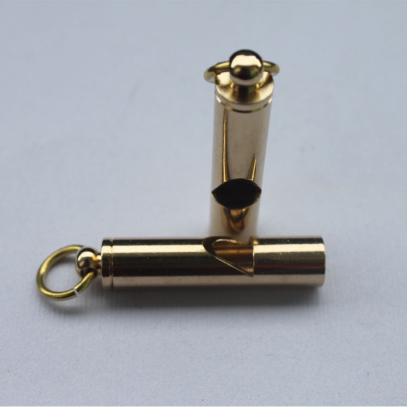 Còi sinh tồn bằng đồng brass - đồ EDC cần thiết cho mỗi chuyến đi treking