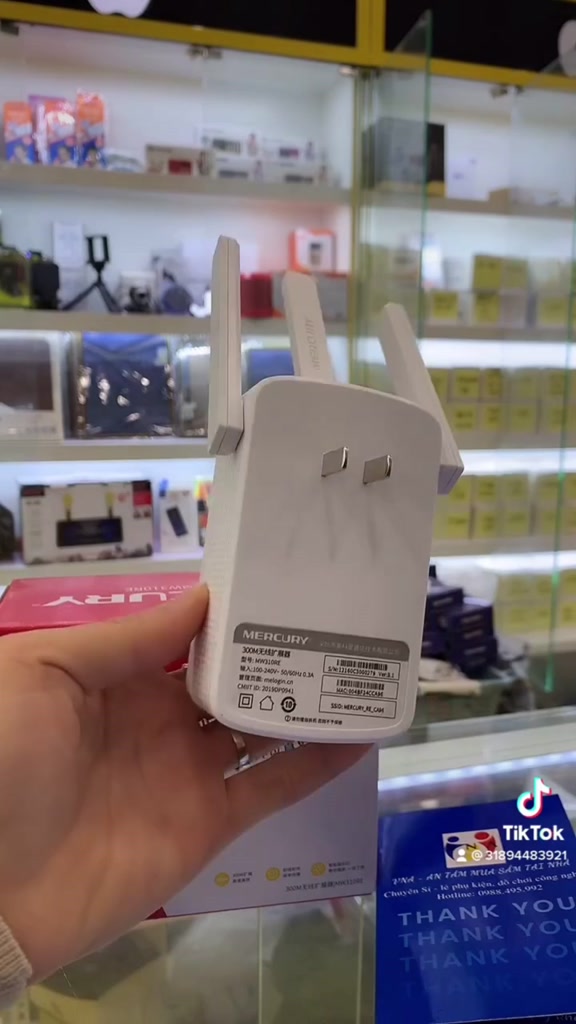 Bộ kích sóng WiFi Mecury 3 râu MW310 RE tốc độ 300 Mpbs - dc2325 | BigBuy360 - bigbuy360.vn