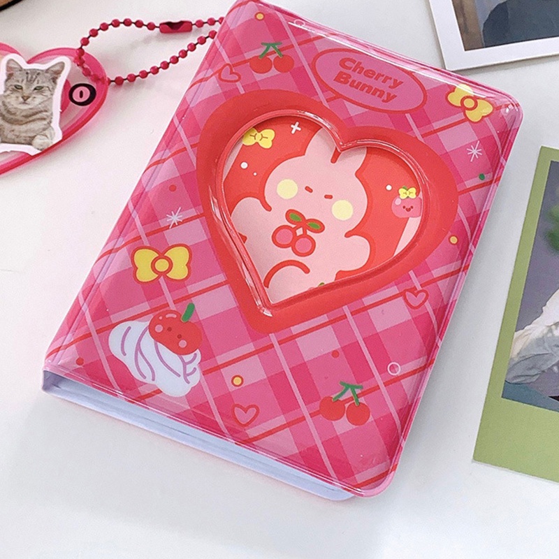 Album Ảnh 3 Inch 40 Ngăn Hình Trái Tim Dễ Thương