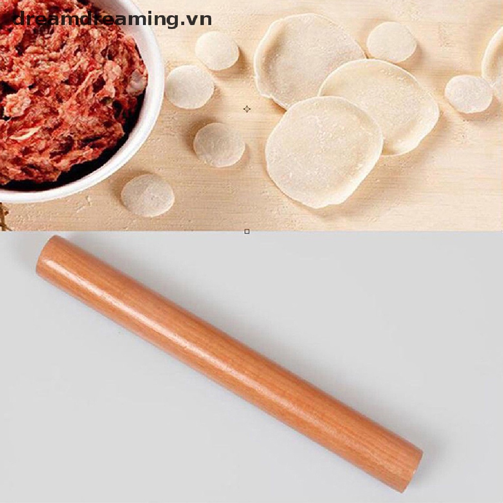 Cây Lăn Bột Làm Bánh Bằng Gỗ Tiện Dụng