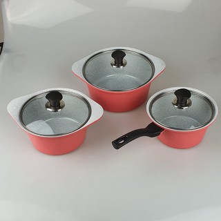 NỒI ĐÚC VÂN ĐÁ ĐÁY TỪ CERAMIC GREENCOOK - SIZE 20-24