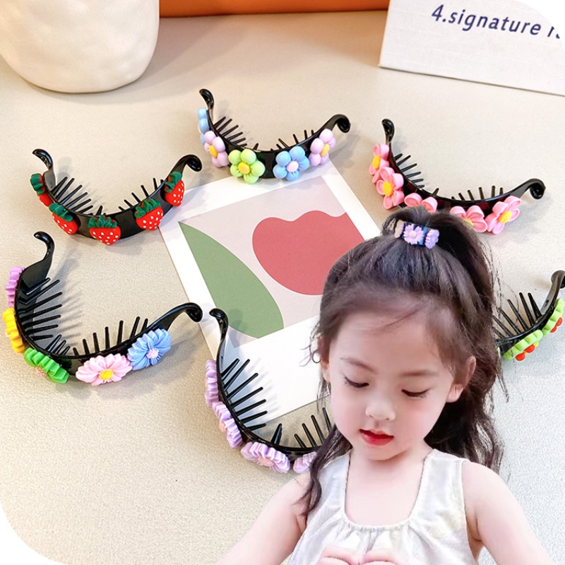 Thời trang Hàn Quốc Kẹp tóc đuôi ngựa Cô gái buộc tóc đuôi ngựa Khoá trẻ em Lấy Kẹp Phụ kiện Quà tặng