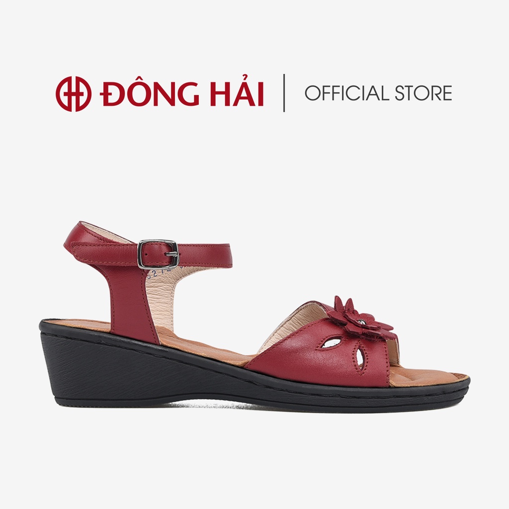 &quot;TẶNG NGAY 30K khi theo dõi gian hàng &quot;Sandal xuồng Đông Hải da bò cao cấp đế cao su chống trượt cao 5cm - S5274