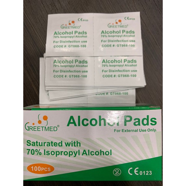 Gạc tẩm cồn tiệt trùng ( Alcohol Pads ) | Bông Tẩm Cồn