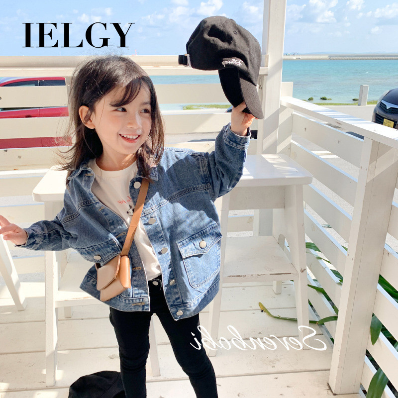 Áo Khoác Jean Phong Cách Hàn Quốc Cho Bé Gái