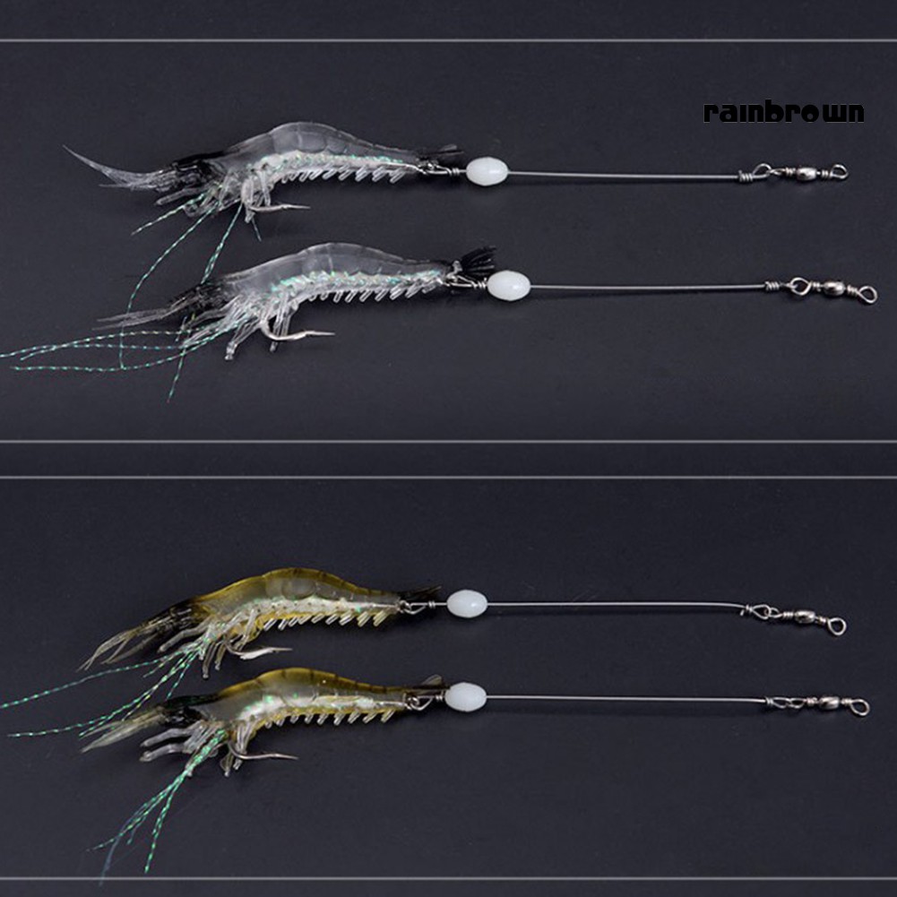❖Phụ Kiện Chuyên Dụng Dành Cho YJ YJ YJ❖Set 3 Mồi Giả Nhử Cá Hình Tôm 9cm 6g Bằng Nhựa Gắn Kèm Móc Câu