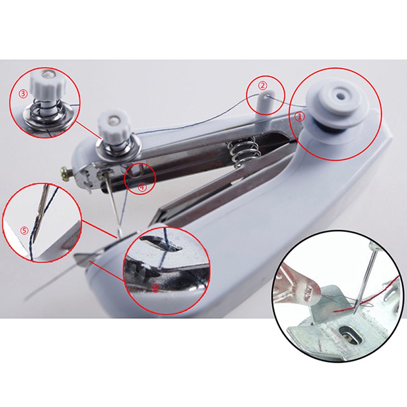 Máy May Mini Cầm Tay Tiện Dụng Sử Dụng Trong Gia Đình