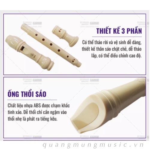 [Shop Uy Tín] Sáo RECORDER SOPRANO YAMAHA YRS-24B
