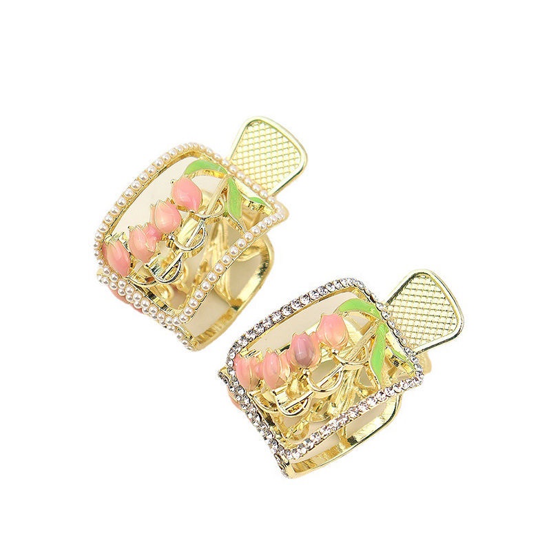 Kẹp Tóc Màu Hồng Xanh Thời Trang Mùa Hè Cho Bé Gái