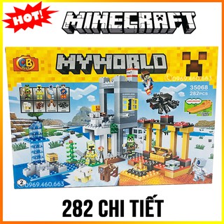 Lego Xếp Hình My World Minecraft 282 Mảnh Ghép