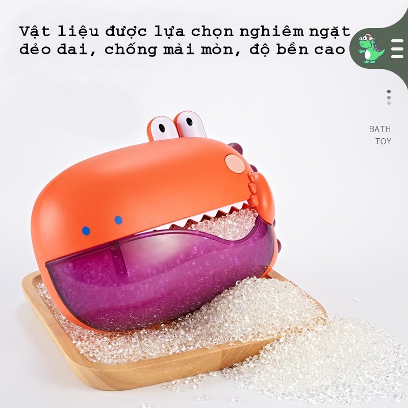 Khủng long tạo bọt có nhạc đồ chơi nhà tắm cho trẻ DC114