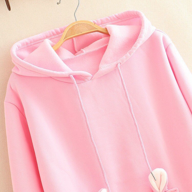 Áo Khoác HOODIE THỎ PLE Nam Nữ Chất Vải Nỉ Bông Dày Dặn Ấm Áp