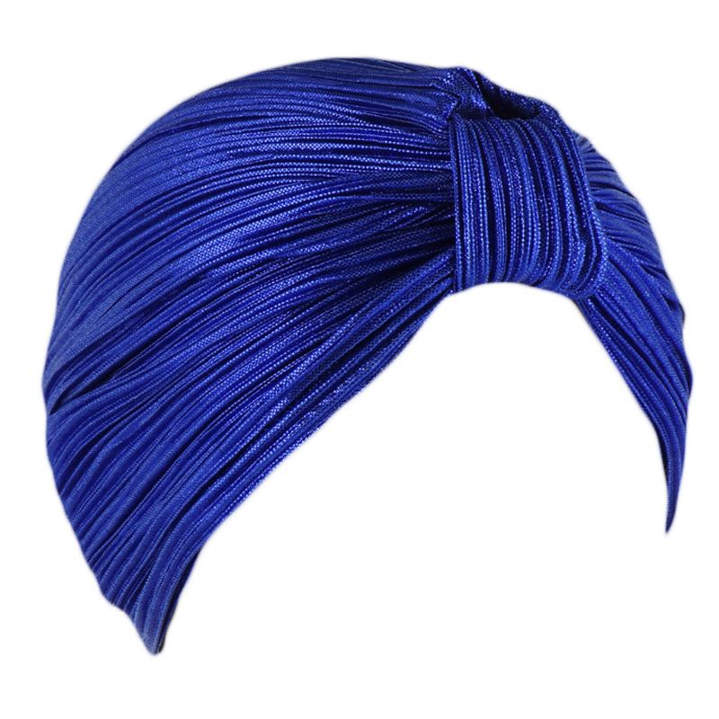 Khăn Turban Quấn Đầu Kiểu Đạo Hồi Đính Kim Loại Lấp Lánh