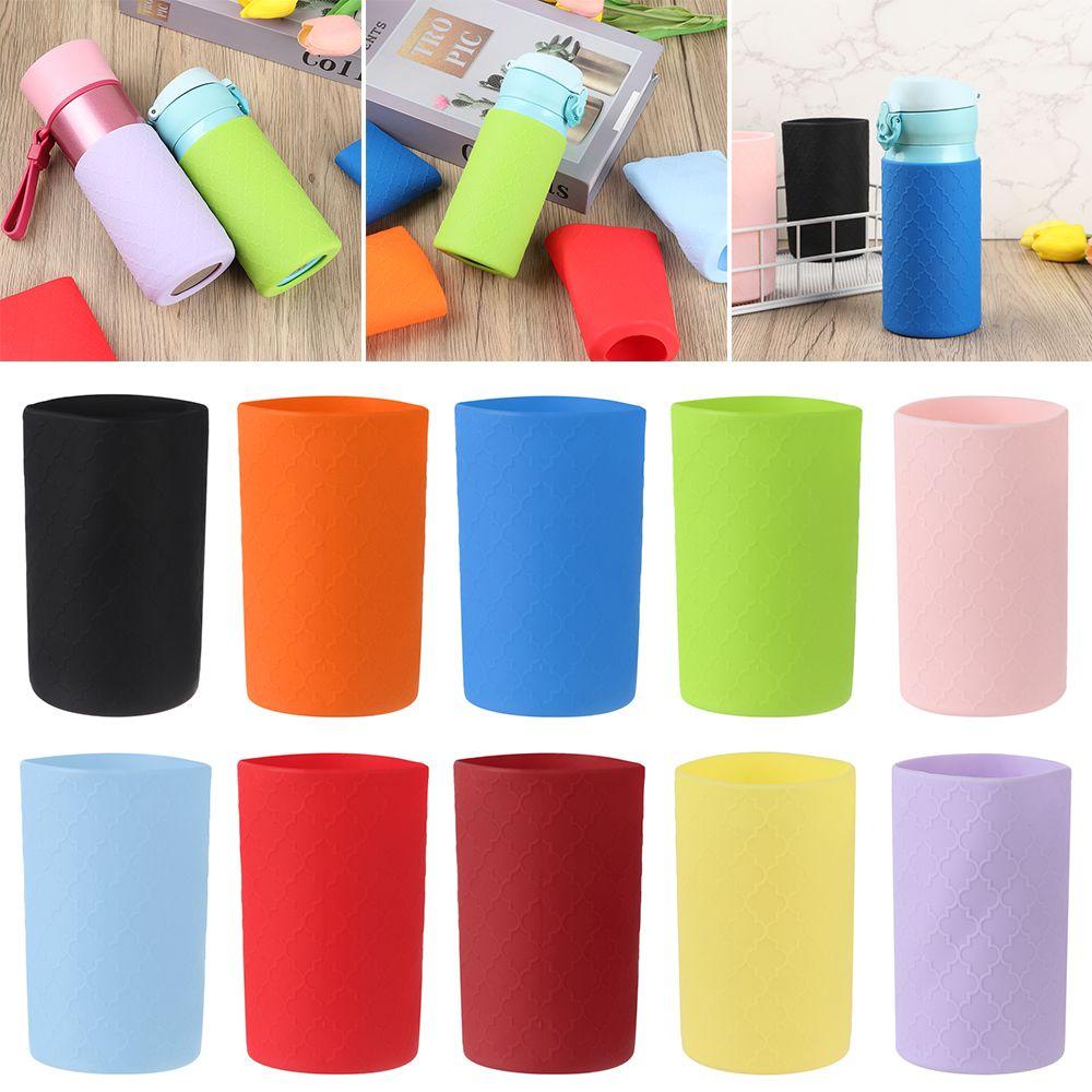 LEISURE Vỏ Bọc Bình Nước Thể Thao Bằng Silicone Chống Trượt