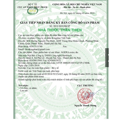 Agera Extra Kingphar- Hỗ trợ giảm tình trạng xoang, mũi dị ứng, hắt hơi sổ mũi