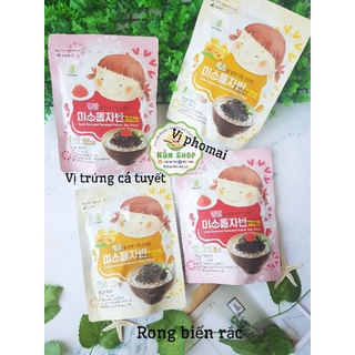 Rong biển rắc cơm em bé cười Hàn Quốc