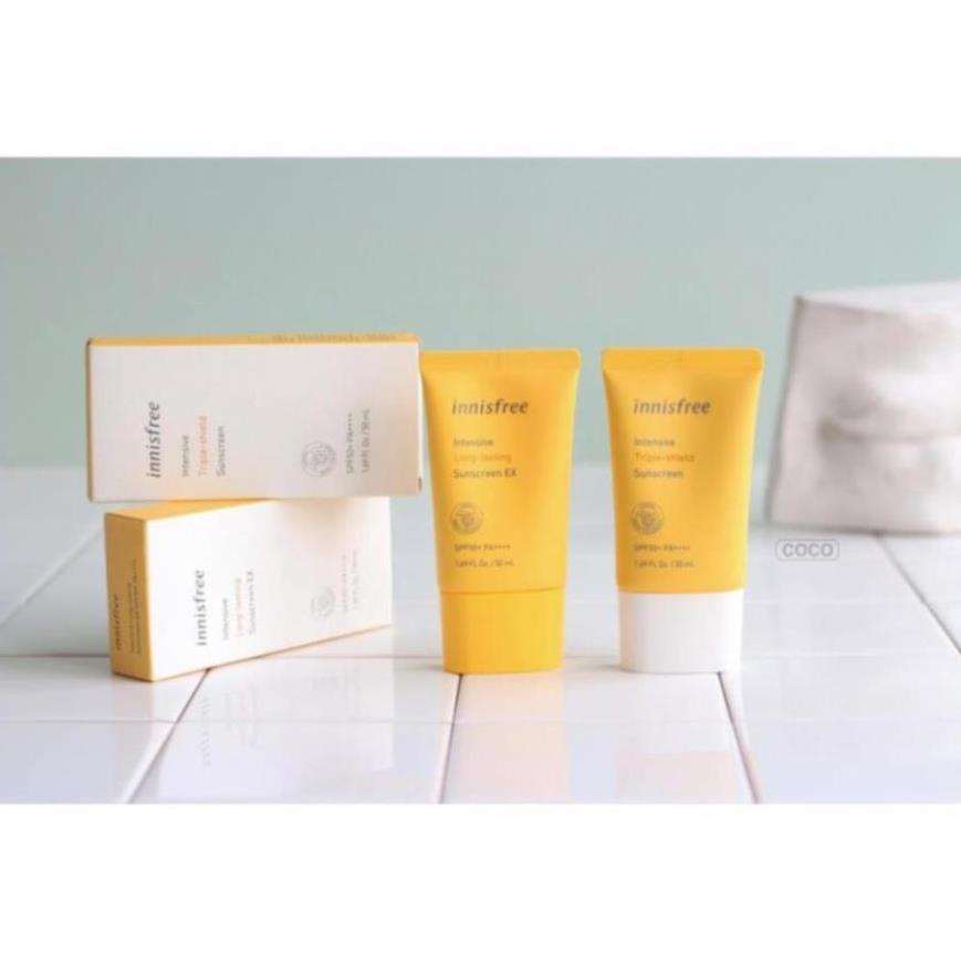 Kem chống nắng ⚡️𝑪𝒉𝒖𝒂̂̉𝒏 𝑪𝒉𝒊́𝒏𝒉 𝑯𝒂̃𝒏𝒈 ⚡️ lâu trôi Innisfree SPF50+ Pa++++ 50ml- Version 2021 | BigBuy360 - bigbuy360.vn