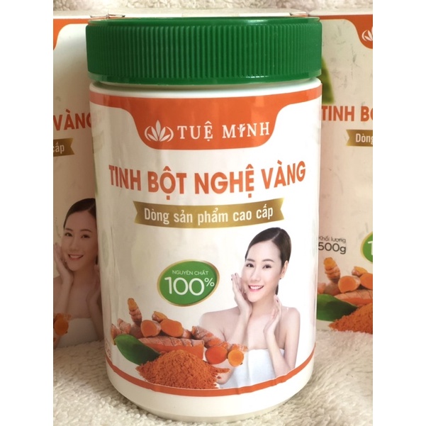 1KG Tinh Bột Nghệ Vàng Nguyên Chất Tuệ Minh Cao Cấp - Đẹp Dáng, Sáng Da, Giảm Thâm Nám HIệu Quả