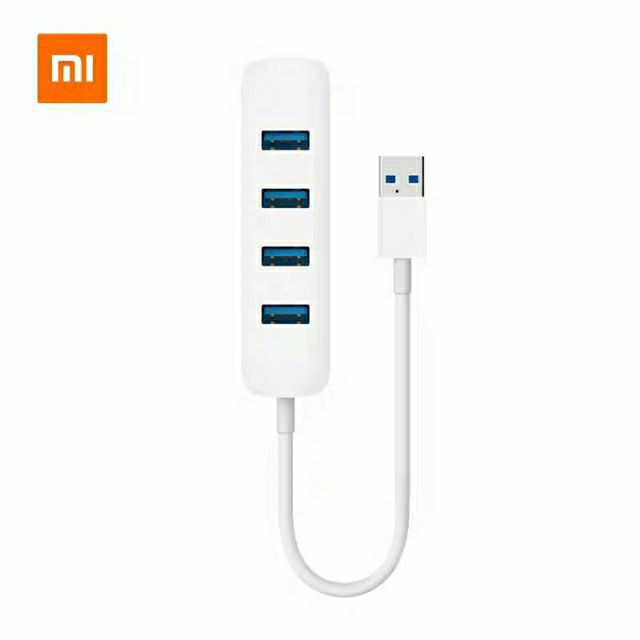 [Hỏa Tốc HCM] Hub 3.0 XIAOMI 4 CỔNG USB và 1 cổng C - lên tới 350mb/s