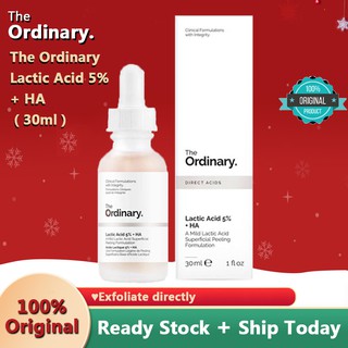 Tinh chất chăm sóc nuôi dưỡng da chứa 
axit lactic thông thường 5% + HA 30ml