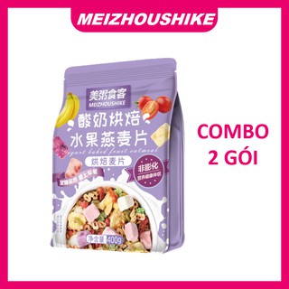 Ngũ cốc sữa chua hoa quả meizhoushike 400g