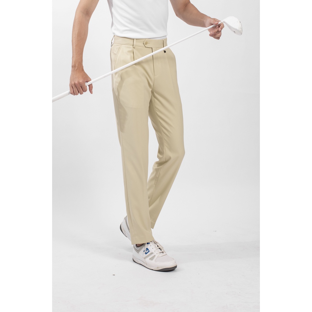 Quần âu ARISTINO Slim fit thoải mái vận động trên sân golf, công nghệ nếp ly vĩnh viễn, cotton thoáng khí - ATRG0109