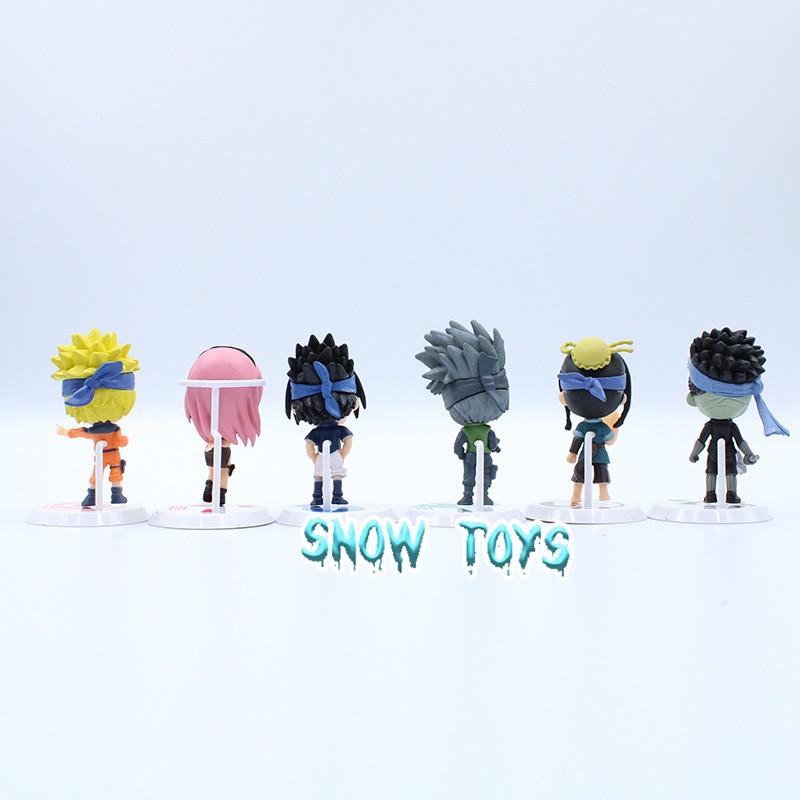 Mô hình Naruto - Mô hình các nhân vật Naruto Sasuke Sakura Kakashi Killer Bee Team Akatsuki - Cao 8cm