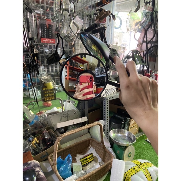 Kính chiếu hậu tròn cho Xsr155