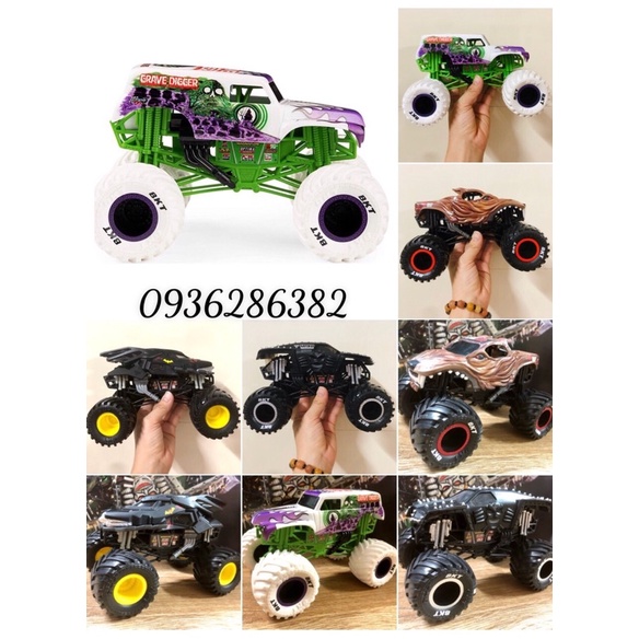 Xe Monster Jam to tỉ lệ 1:24 mẫu mới năm 2021