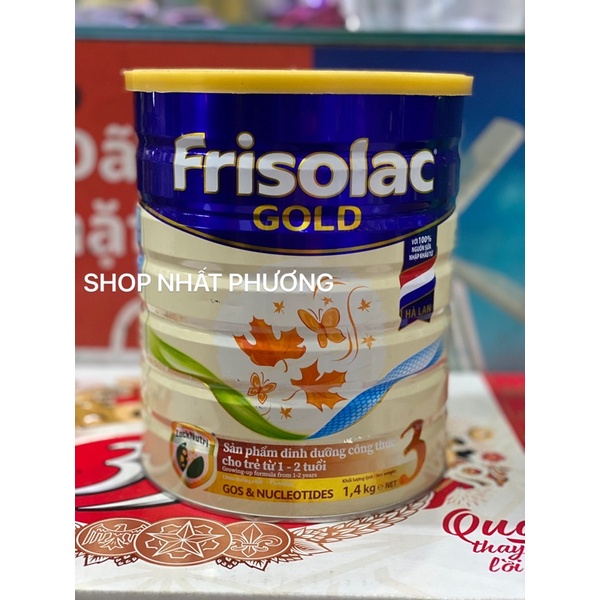 Sữa FRISOLAC GOLD số 3 (lon 1400g) date mới mẫu mới