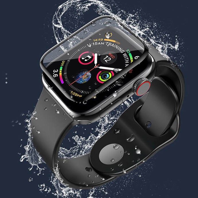 Cường Lực Apple Watch Nano Dẻo Bóng Full Màn Series 1/2/3/4/5/6 Full Size 38/40/42/44MM, Taiyoshop2