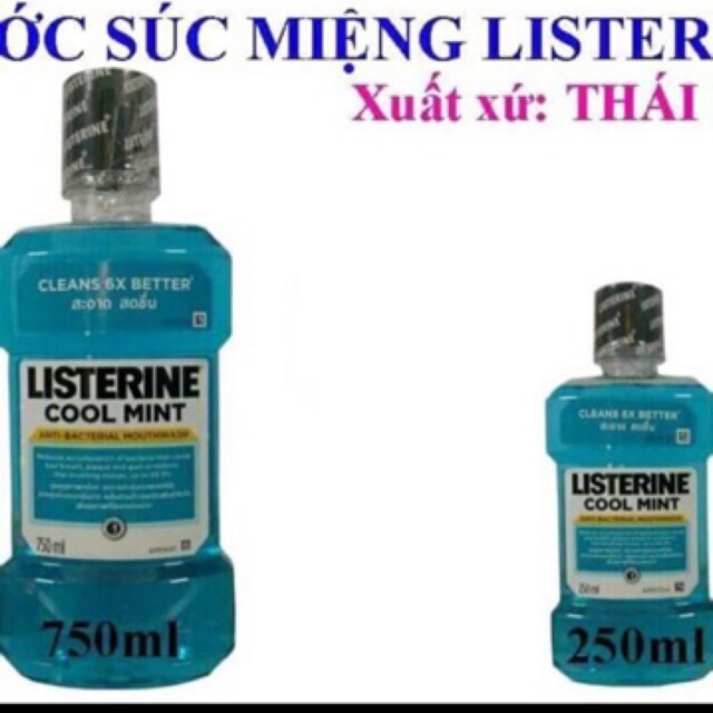 Nước súc miệng listerine