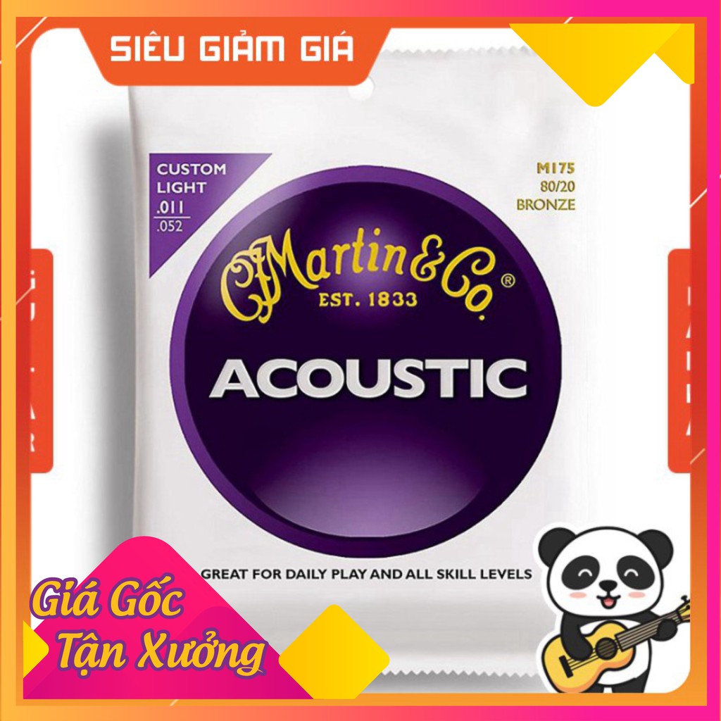 Dây đàn guitar Acoustic Martin & Co M175 (Martin M175) [Size 11] - Dòng Chuyên Nghiệp