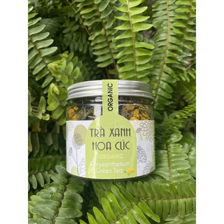 Trà xanh hoa cúc organic pci hộp 50gr