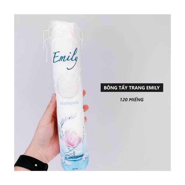 Bông Tẩy Trang Emily Wattepads 120 Miếng Đức