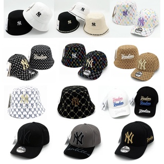 Nón MLB buket  NY Yaness Monogram Full team mạc