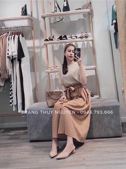 Sét quần ống rộng kèm áo | BigBuy360 - bigbuy360.vn