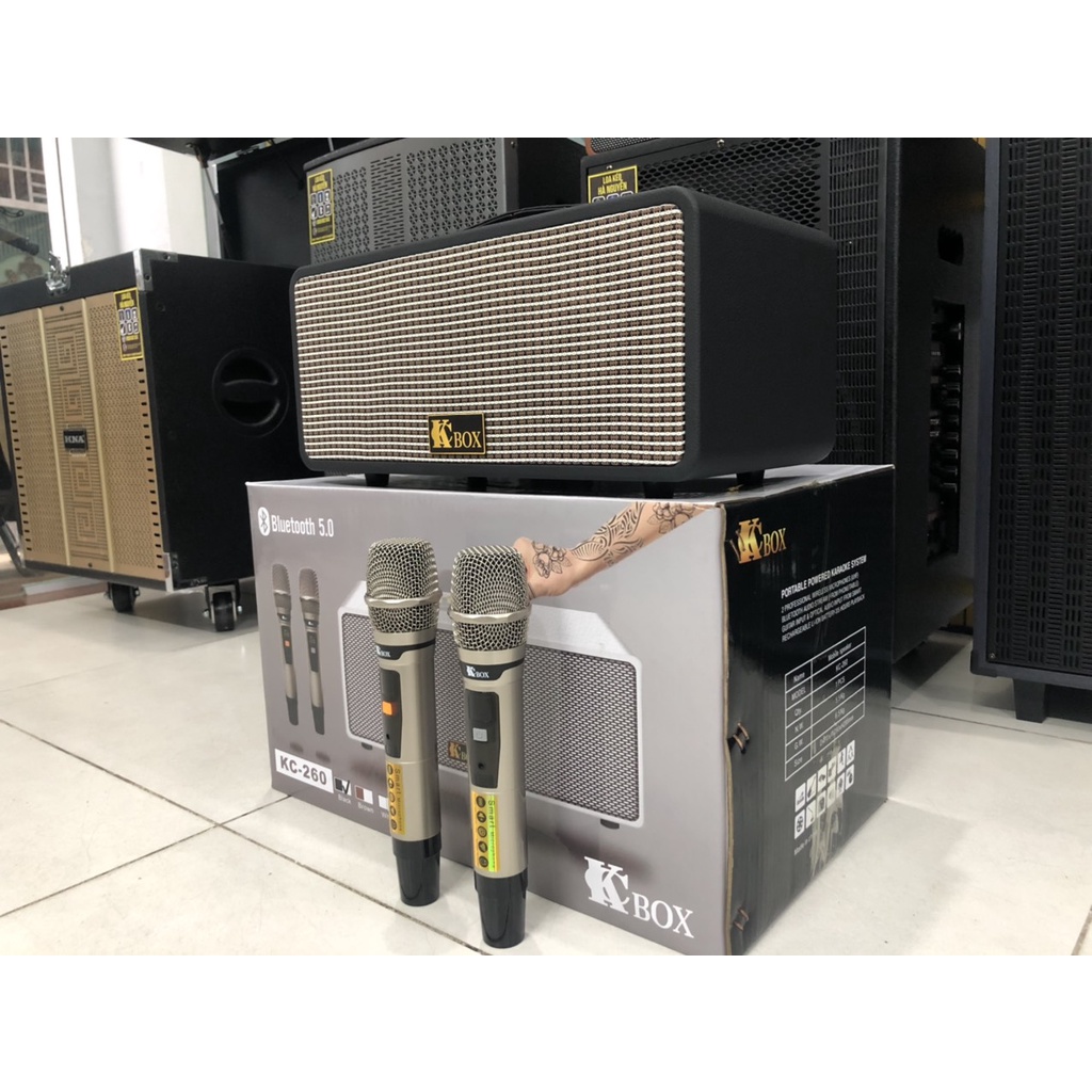 Loa Xách Tay Chính Hãng KCBOX KC 260 Trắng, Đen, Nâu