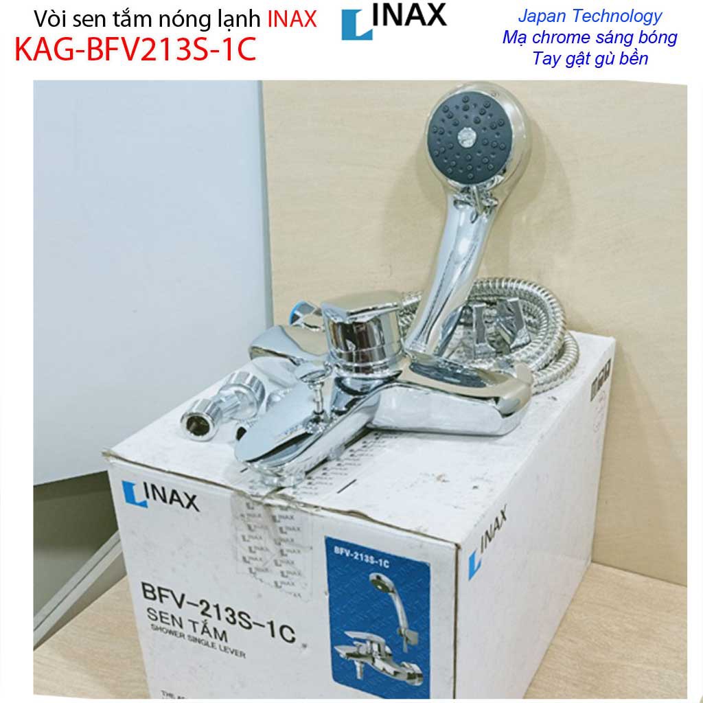 Sales 30% Vòi sen nóng lạnh LInax chính hãng BFV-213S-1C, Sales giá tốt chất lượng tốt Vòi sen tắm LInax