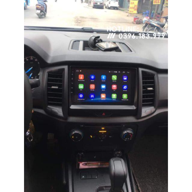 [Giảm giá]  Màn hình Android 10 inch cắm sim 4G cho Ford Ranger 2018-2019 có canbus hiển thị thông tin xe mới 2020