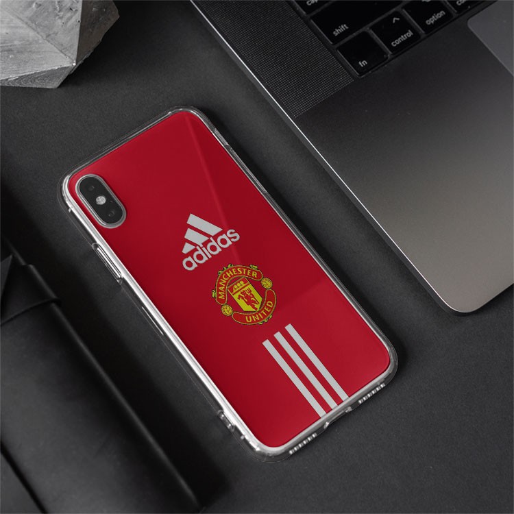 Ốp lưng IP CLB Manchester United đỏ S.SHOP Ốp thể thao chống sốc IPhone 5 6 7 8 Plus X Xmas 11 12 Pro Mini ADIPOD00148