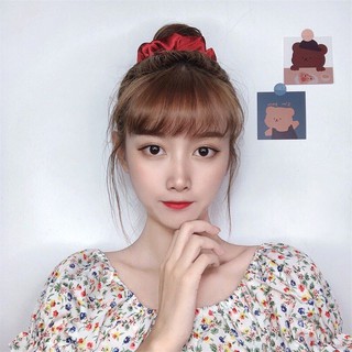 Dây buộc tóc vải cột tóc scrunchies vải phi bóng SC17