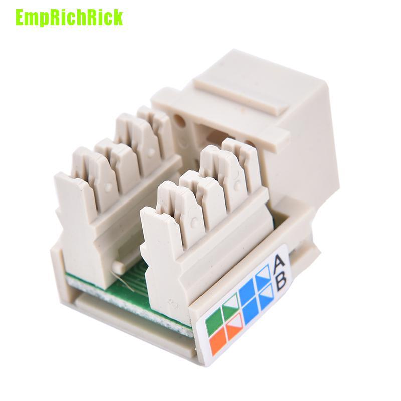 Jack Nối Mạng Cat5 Rj45 Cat5 Màu Trắng