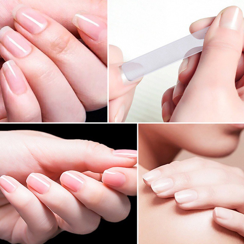 [Hàng mới về] Dụng Cụ Đánh Bóng Móng Tay Bằng Kính Nano Tiện Dụng