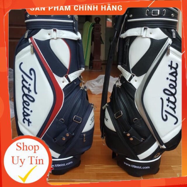 [CHÍNH HÃNG] Túi đựng gậy golf Titleist Da PU Cao cấp