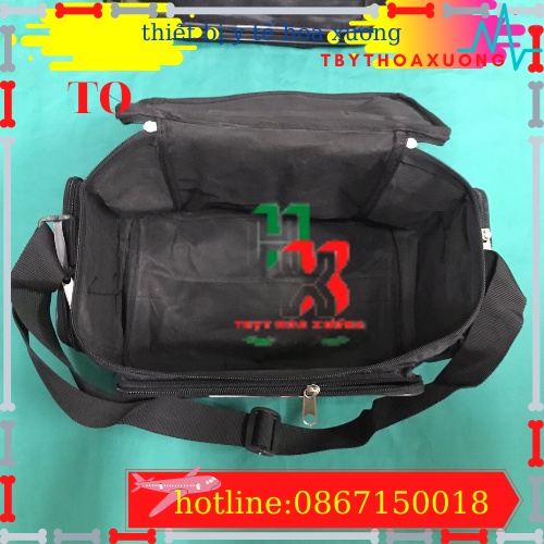 Túi Cứu Thương Cỡ Đại 34x22x24cm - Túi Y Tế ( Màu Đen)